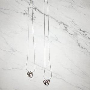 Open image in slideshow, Silver LOVE Necklace
