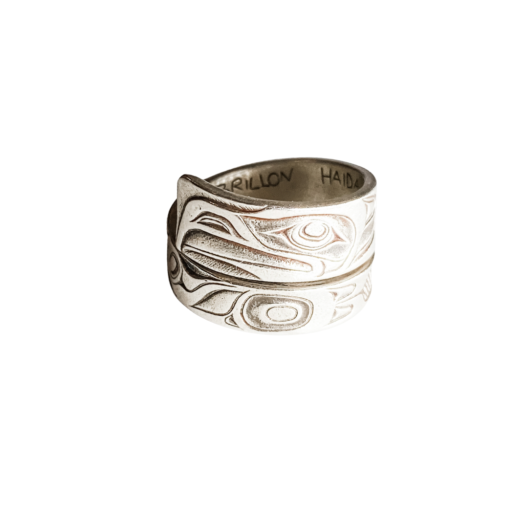 Silver Eagle Wrap Ring